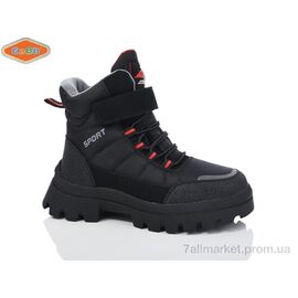 Фотография Ботинки детские удобные зима B1802-1 (8 пар р.32-37) "EeBb" недорого оптом от прямого поставщика