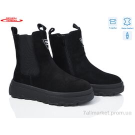 Черевики жіночі стильні Зима 777-CQ232 (6 пар р.36-41) "Seven" недорого оптом від прямого постачальника
