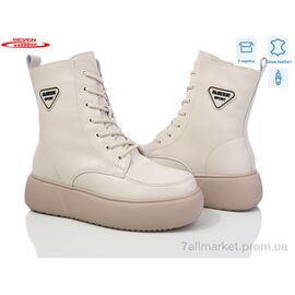 Черевики жіночі стильні Зима 777-CQ276 (6 пар р.36-41) "Seven" недорого оптом від прямого постачальника