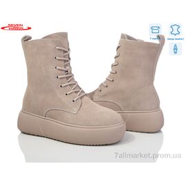 Черевики жіночі стильні Зима 777-CQ268 (6 пар р.36-41) "Seven" недорого оптом від прямого постачальника