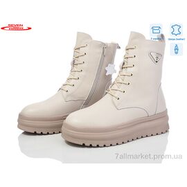 Фотография Ботинки женские стильные зима 777-CQ256 (6 пар р.36-41) "Seven" недорого оптом от прямого поставщика