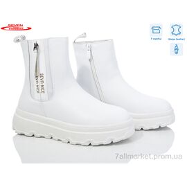 Черевики жіночі стильні Зима 777-CQ226 (6 пар р.36-41) "Seven" недорого оптом від прямого постачальника