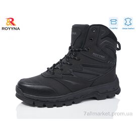 Черевики чоловічі стильні Зима 110D-6 (8 пар р.41-46) "ROYYNA" недорого оптом від прямого постачальника