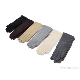 Рукавички жіночі Зима 24-D1 mix (12 шт. р.сітка6,5-8,5) "KUINH" недорого оптом від прямого постачальника