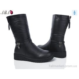 Чоботи жіночі зручні Зима B2ABA5 (8 пар р.37-42) "Aba" недорого оптом від прямого постачальника