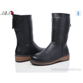 Чоботи жіночі зручні Зима B2ABA6 (8 пар р.37-42) "Aba" недорого оптом від прямого постачальника