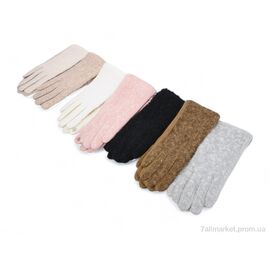 Фотография Перчатки женские Зима 10-1 сенсор mix (12 шт. р.сетка 6,5-7,5) "KUINH" недорого оптом от прямого поставщика