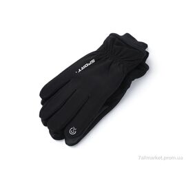 Фотография Перчатки мужские Зима M1 black  хутро сенсор (12 шт. р.сетка 11-13) "KUINH" недорого оптом от прямого поставщика