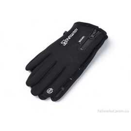 Фотография Перчатки мужские Зима YSD002 фліс black (10 шт. р.сетка 11-13) "KUINH" недорого оптом от прямого поставщика