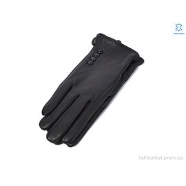 Рукавички жіночі Зима 4 black шкіра олень махра (10 шт. р.сітка6,5-8,5) "KUINH" недорого оптом від прямого постачальника