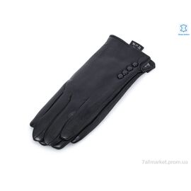 Рукавички жіночі Зима 4 black шкіра кози махра (10 шт. р.сітка6,5-8,5) "KUINH" недорого оптом від прямого постачальника
