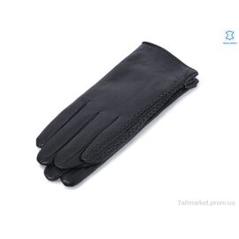 Рукавички жіночі Зима 718 black шкіра кози махра (10 шт. р.сітка6,5-8,5) "KUINH" недорого оптом від прямого постачальника