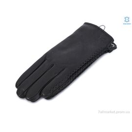 Рукавички жіночі Зима 718 black шкіра олень махра (10 шт. р.сітка6,5-8,5) "KUINH" недорого оптом від прямого постачальника
