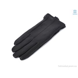 Рукавички жіночі Зима 1138 black шкіра олень махра (10 шт. р.сітка6,5-8,5) "KUINH" недорого оптом від прямого постачальника