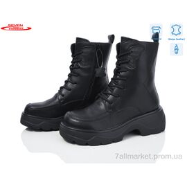Черевики жіночі стильні Зима 777-CQ179 (6 пар р.36-41) "Seven" недорого оптом від прямого постачальника