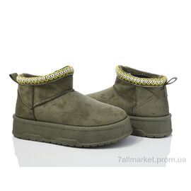 Уггі жіночі утеплені Зима 20-1051-2 green (8 пар р.36-41) "Violeta" недорого оптом від прямого постачальника