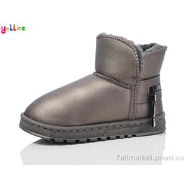 Уггі дитячі утеплені Зима 1017-6 (31-36) (12 пар р.31-36) "Yalike" недорого оптом від прямого постачальника