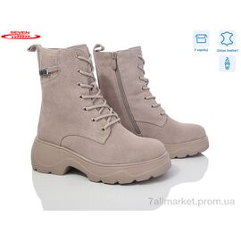 Фотография Ботинки женские стильные зима 777-CQ191 (6 пар р.36-41) "Seven" недорого оптом от прямого поставщика