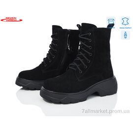 Фотография Ботинки женские стильные зима 777-CQ196 (6 пар р.36-41) "Seven" недорого оптом от прямого поставщика