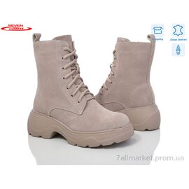 Фотография Ботинки женские стильные зима 777-CQ198 (6 пар р.36-41) "Seven" недорого оптом от прямого поставщика