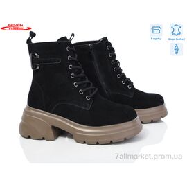 Фотография Ботинки женские стильные зима 777-CQ210 (6 пар р.36-41) "Seven" недорого оптом от прямого поставщика