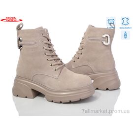 Фотография Ботинки женские стильные зима 777-CQ211 (6 пар р.36-41) "Seven" недорого оптом от прямого поставщика