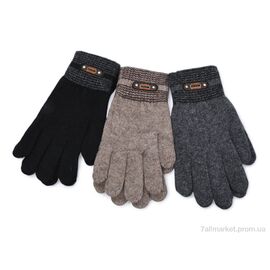 Фотография Перчатки мужские Зима 8021 mix (12 шт. р.сетка 11-13) "KUINH" недорого оптом от прямого поставщика