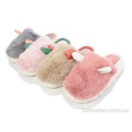 Фотография Тапки женские для дома зима F6 mix (12 пар р.36-41) "M&L  Alex13" недорого оптом от прямого поставщика