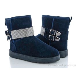 Уггі жіночі утеплені Зима 829 navy (8 пар р.36-40) "Class Shoes" недорого оптом від прямого постачальника