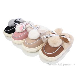Тапки жіночі для будинку Зима WF18 mix (12 пар р.36-41) "M&L  Alex13" недорого оптом від прямого постачальника