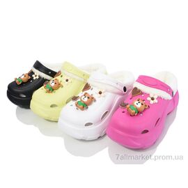 Крокси жіночі літні Зима 6600 mix (12 пар р.36-41) "M&L  Alex13" недорого оптом від прямого постачальника