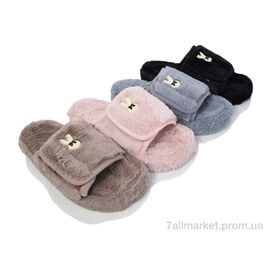 Фотография Тапки женские для дома Весна/осень 416-2 mix (12 пар р.36-41) "Deshman" недорого оптом от прямого поставщика