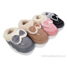 Фотография Тапки детские домашние Весна/осень WF84 mix (12 пар р.30-35) "Deshman" недорого оптом от прямого поставщика