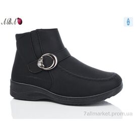 Черевики жіночі стильні Зима W3-6B (8 пар р.38-43) "Aba" недорого оптом від прямого постачальника