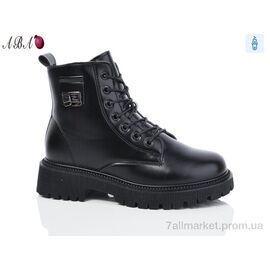 Черевики жіночі стильні Зима BY0446-1 (8 пар р.36-41) "Aba" недорого оптом від прямого постачальника