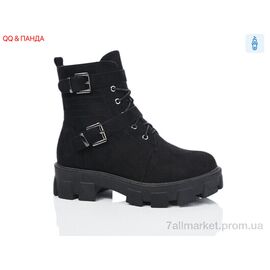 Черевики жіночі стильні Зима KU558-6-1 (6 пар р.36-41) "QQ&Панда" недорого оптом від прямого постачальника