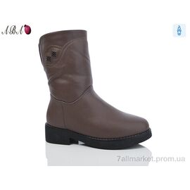 Чоботи жіночі зручні Зима K509-29 (6 пар р.36-41) "Aba" недорого оптом від прямого постачальника