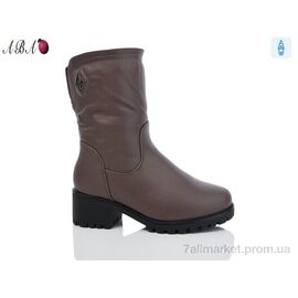 Чоботи жіночі зручні Зима K506-19 (6 пар р.36-41) "Aba" недорого оптом від прямого постачальника