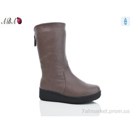Чоботи жіночі зручні Зима H251-19 (6 пар р.36-41) "Aba" недорого оптом від прямого постачальника