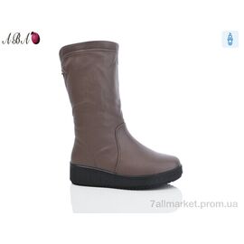Чоботи жіночі зручні Зима H251-49 (6 пар р.36-41) "Aba" недорого оптом від прямого постачальника