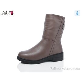 Чоботи жіночі зручні Зима K475-29 (6 пар р.36-41) "Aba" недорого оптом від прямого постачальника