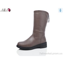 Чоботи жіночі зручні Зима H475-49 (6 пар р.36-41) "Aba" недорого оптом від прямого постачальника