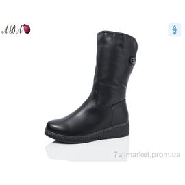 Чоботи жіночі зручні Зима A260-23 (6 пар р.36-41) "Aba" недорого оптом від прямого постачальника