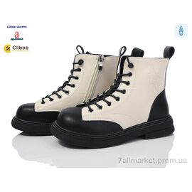 Черевики дитячі зручні Весна/осінь AS122 beige (6 пар р.32-37) "Clibee-Doremi" недорого оптом від прямого постачальника