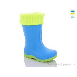 Гумове взуття дитяча Весна/осінь СД2-2 синій (6 пар р.25-35) "Slippers" недорого оптом від прямого постачальника