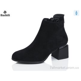 Черевики жіночі стильні Зима H93A77-2 єврохутро (6 пар р.36-40) "Башили" недорого оптом від прямого постачальника