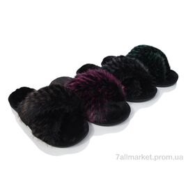 Тапки жіночі для будинку Зима L838 mix (24 пар р.36-41) "Lion-Lu" недорого оптом від прямого постачальника