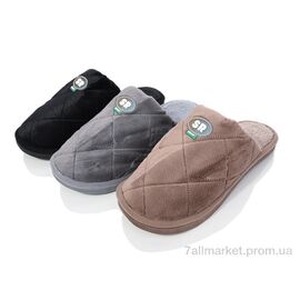 Тапки чоловічі домашні Весна/осінь 8855 mix (24 пар р.40-45) "Lion-Lu" недорого оптом від прямого постачальника