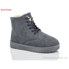 Фотография Ботинки женские стильные зима 820-3 (8 пар р.37-42) "QQ&Панда" недорого оптом от прямого поставщика