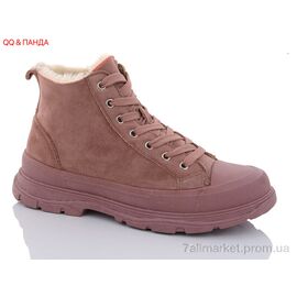 Черевики жіночі стильні Зима 596-3 (8 пар р.36-41) "QQ&Панда" недорого оптом від прямого постачальника